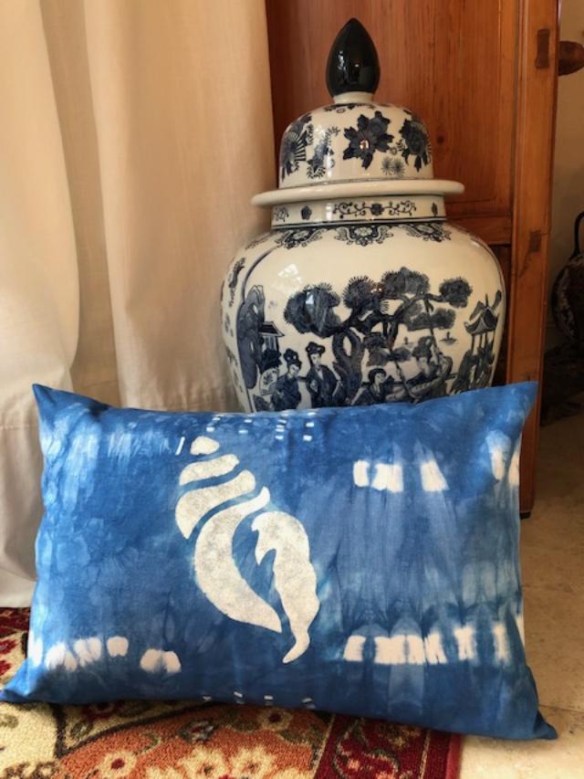 Indigo Shibori X-Large Throw Pillows – Shogo Zen Art